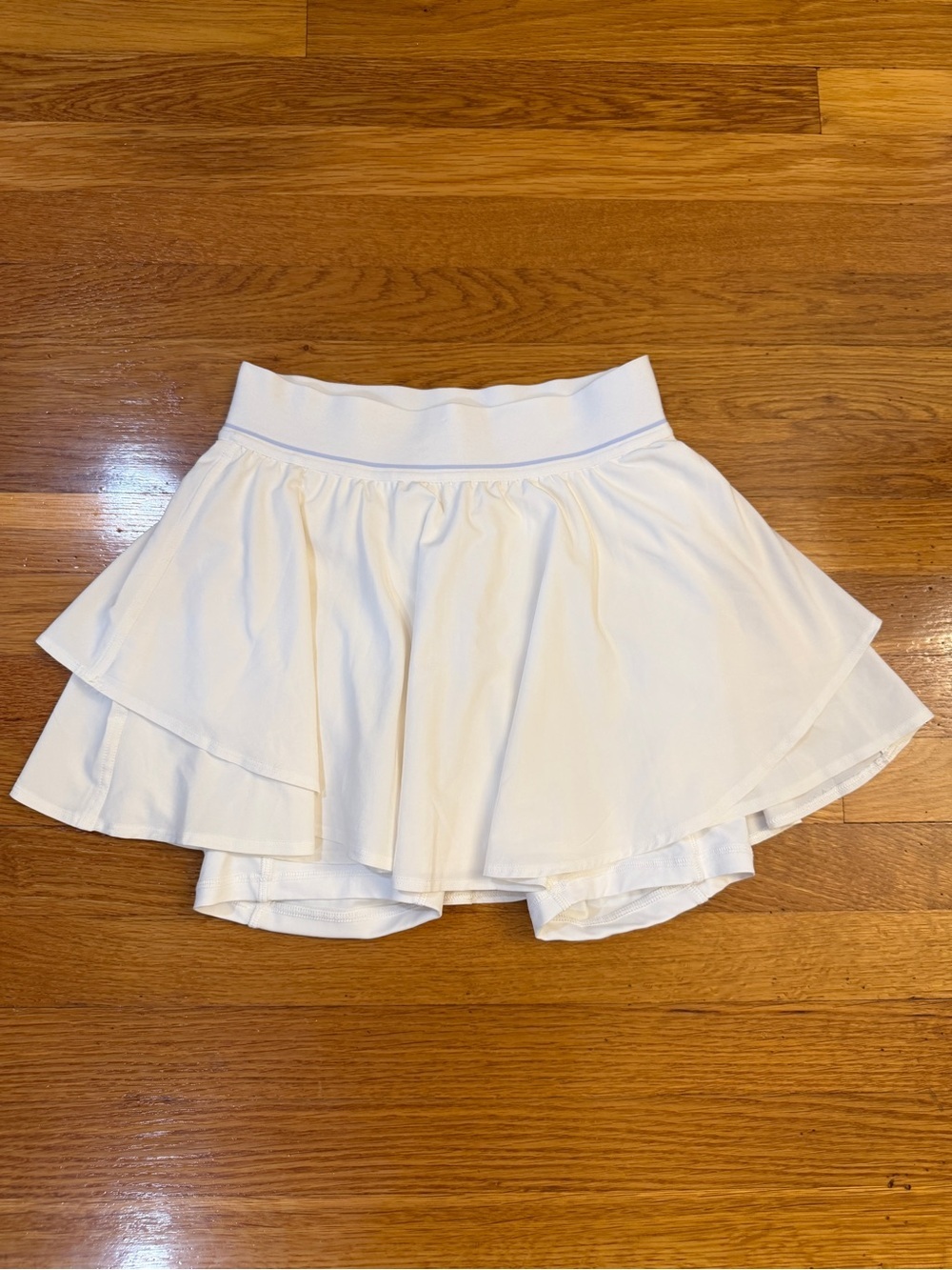 Lululemon Court Rival High-Rise Tennis Skirt White - Size 4